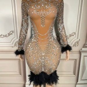 Beautiful sexy cocktail dress. Black bling dress!